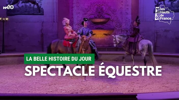 Spectacle équestre au château de Chantilly