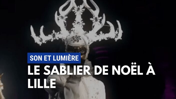 Son et lumière : le sablier de Noël