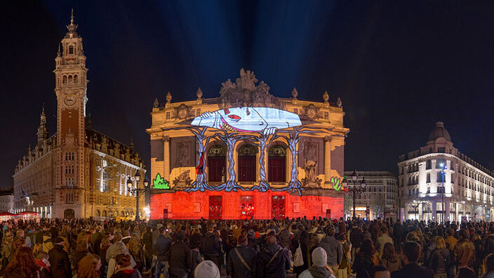 Le Video Mapping Festival sur les monuments lillois