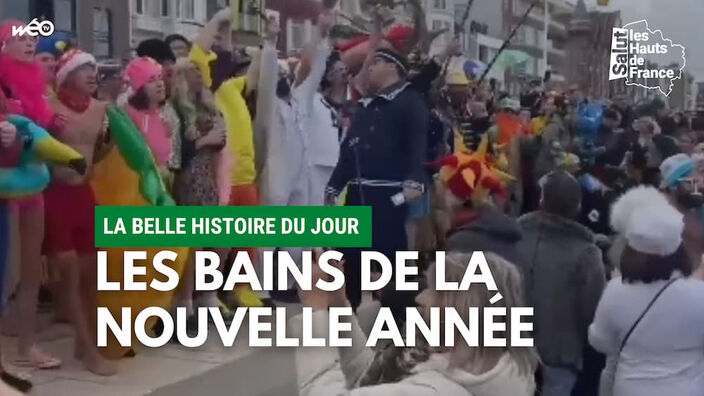 Tradition : ils se mettent à l'eau pour le nouvel an