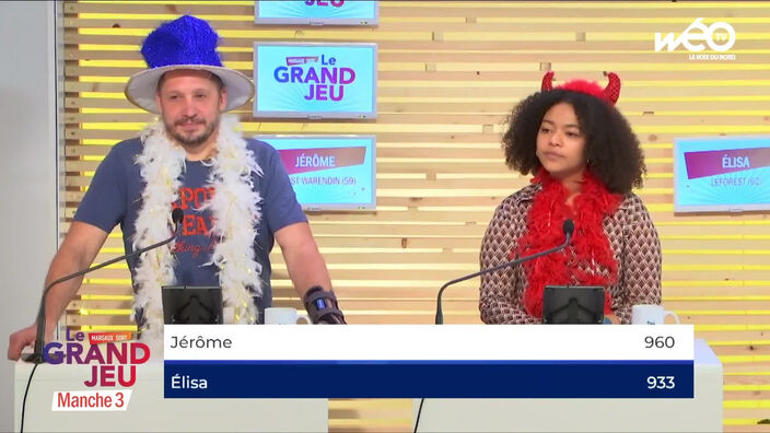 Le Grand Jeu avec Jérôme et Elisa : manche 3