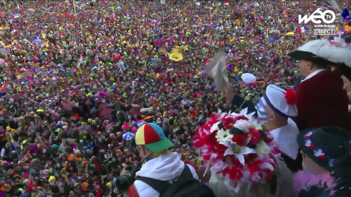 Revivez le jet de harengs du Carnaval de Dunkerque 2023