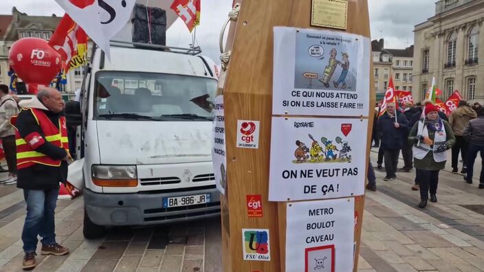 Réforme des retraites: la manifestation du 7 mars 2023 à Beauvais (Oise)