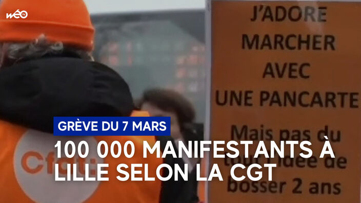 Grève contre la réforme des retraites : 100 000 manifestants à Lille selon la CGT