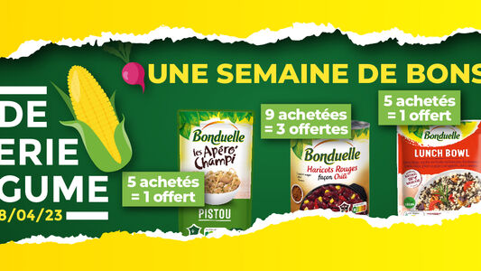 La grande braderie du légume chez Bonduelle la boutique ! 