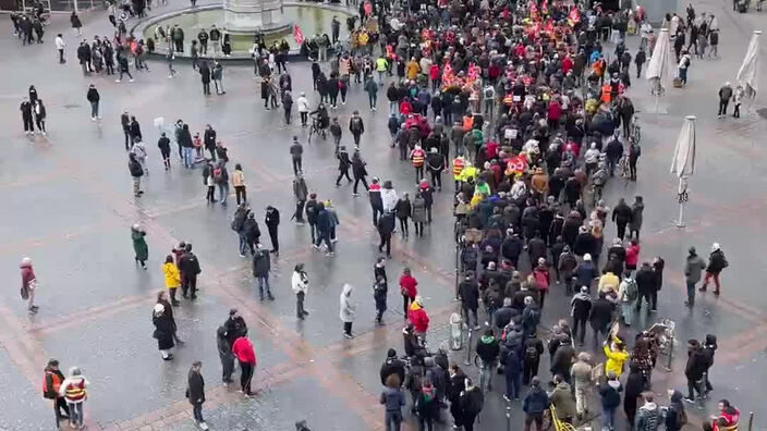 Réforme des retraites : la manifestation du jeudi 23 mars depuis la Grand Place de Lille