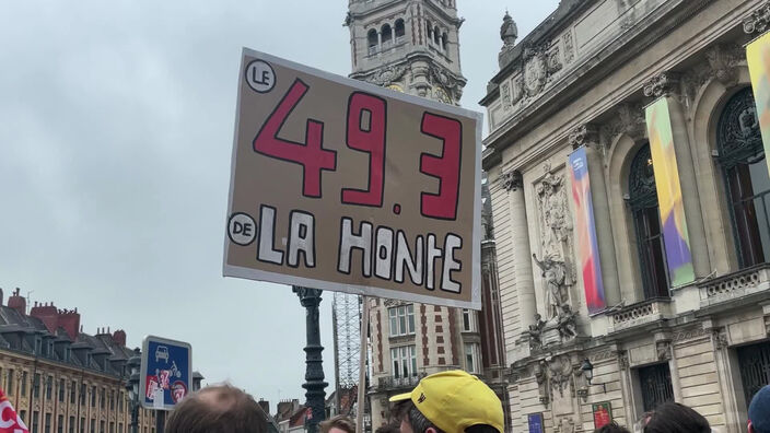 Manifestation contre la réforme des retraites du 28 mars 2023 : au coeur du cortège lillois