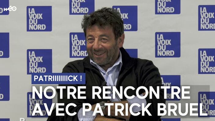 Patrick Bruel face aux lecteurs de La Voix du Nord