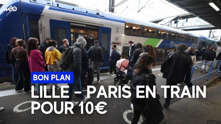 Lille – Paris à 10 euros en train : mode d'emploi