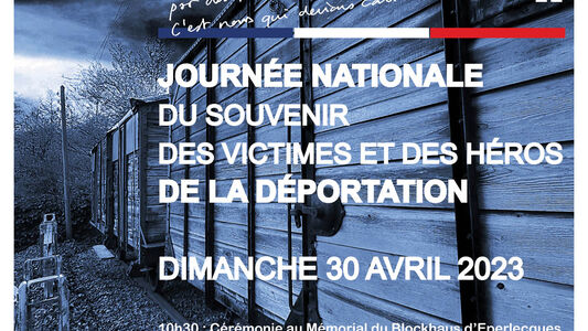 30 AVRIL 2023 AU BLOCKHAUS D'EPERLECQUES JOURNEE NATIONALE DE LA DEPORTATION