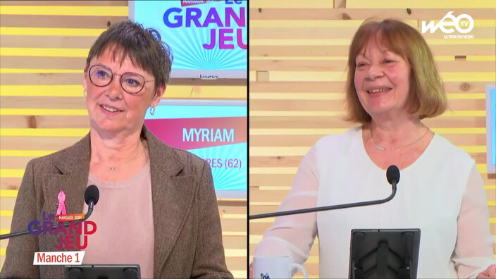 Le Grand Jeu avec Myriam et Françoise : manche 1