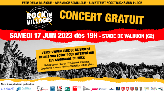 ROCK’IN VILLAGES 2, l’événement Rock en Hauts-de-France !