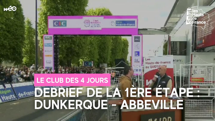 Le Club des 4 Jours : 1ère étape : Dunkerque - Abbeville