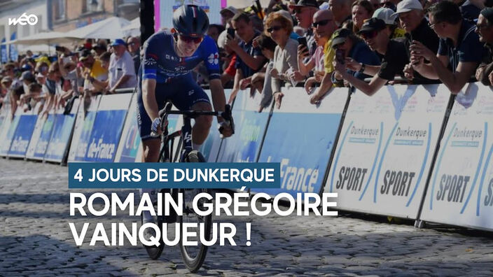Romain Grégoire, vainqueur des 4 Jours de Dunkerque !