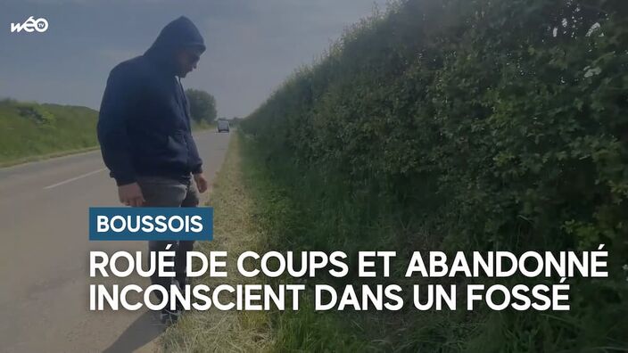 Boussois : passé à tabac et laissé pour mort dans un fossé