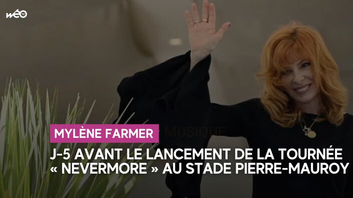 Mylène Farmer en tournée Nevermore 