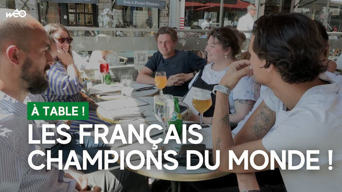 Les Français passent du temps à table !