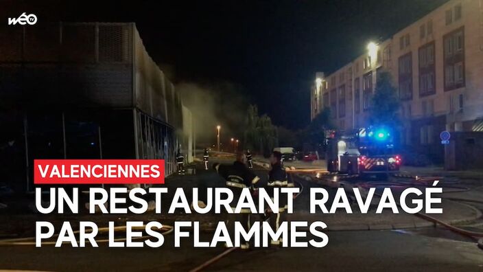 Valenciennes : un restaurant ravagé par un incendie