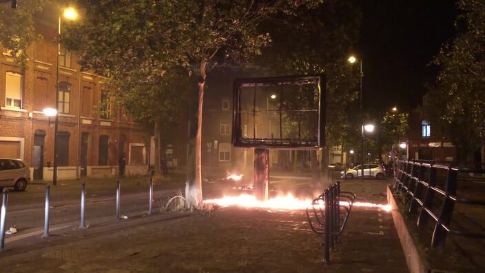 Scènes de violences urbaines à Roubaix