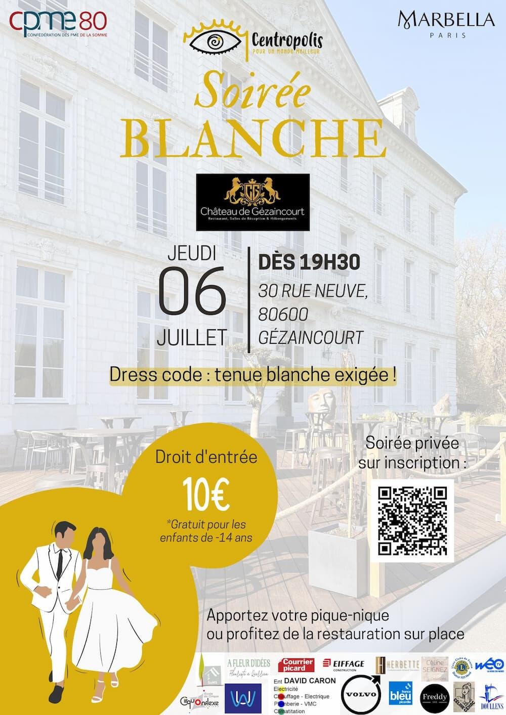 Gézaincourt : première soirée blanche au château ! 