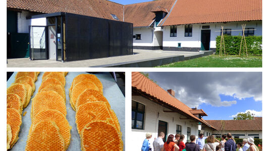 Atelier gaufre au Musée du Terroir