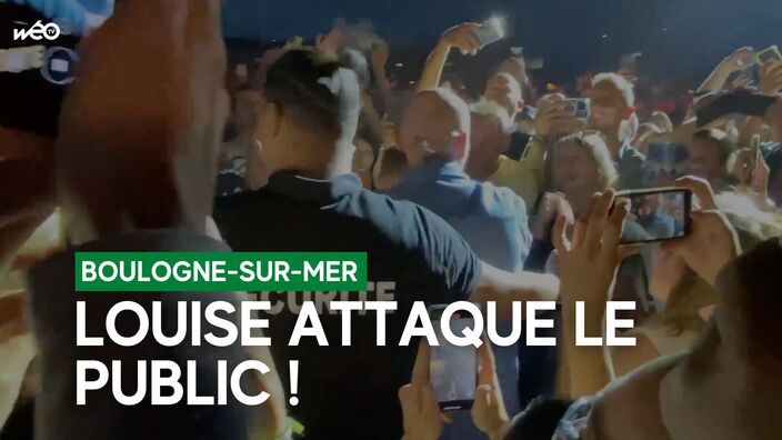 Boulogne-sur-Mer : Louise Attaque finit son concert dans le public !