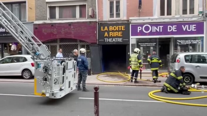 Lille : incendie au théâtre La Boîte à rire