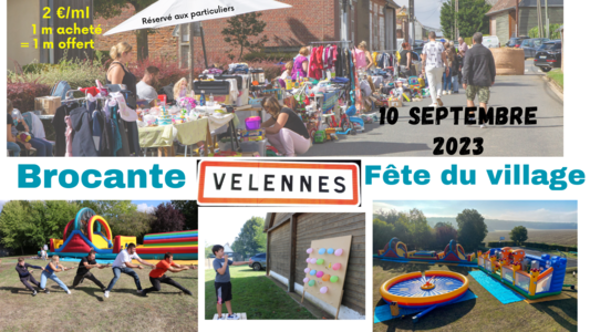 Brocante et fête du Village - Velennes (60)