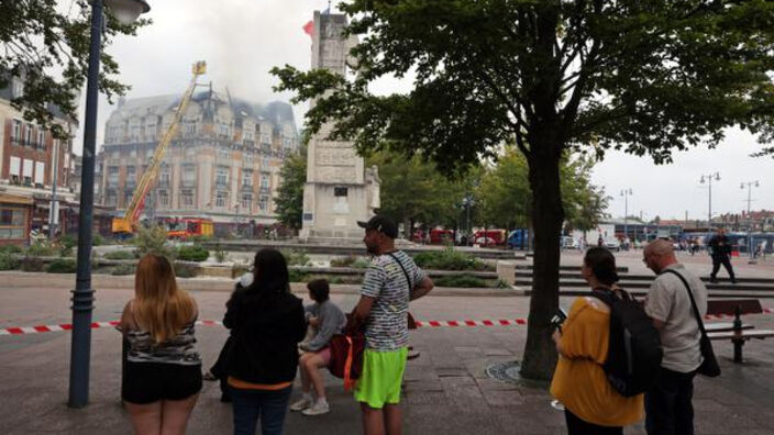 Retour sur l'impressionnant incendie d'un hôtel à Arras