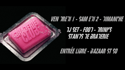 BRADERIE CLUB AU BAZAAR ST SO
