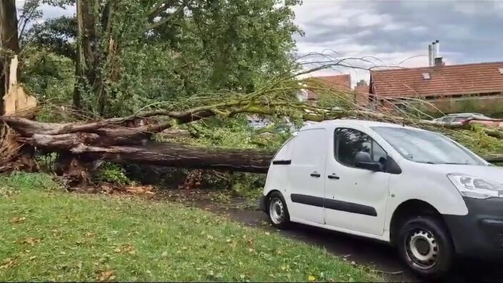 Des dégâts dans la région suite à d'importants orages