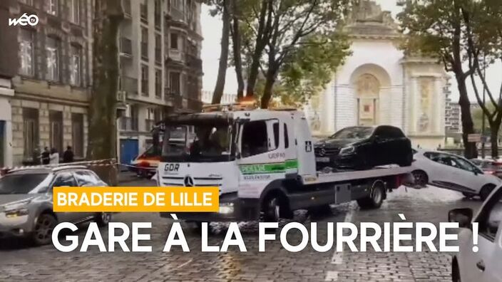 Braderie de Lille : la fourrière tourne à plein régime