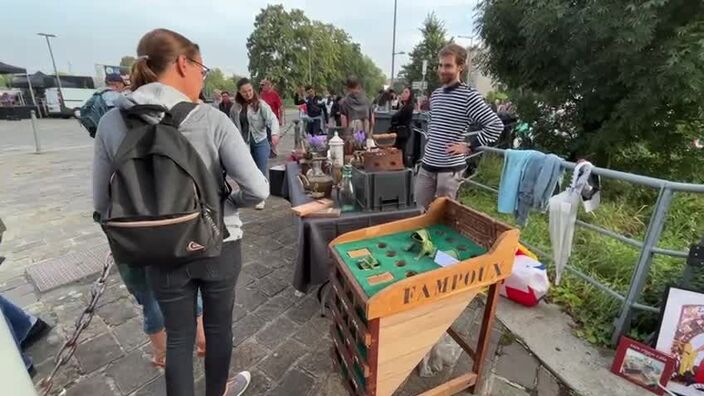 Braderie de Lille : en direct du quai du Wault