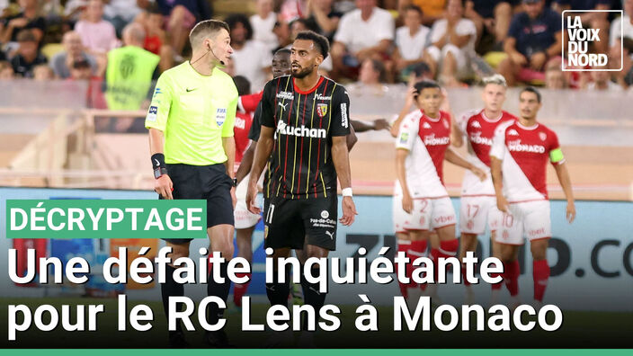 Lourde et inquiétante défaite du RC Lens à Monaco (3-0)