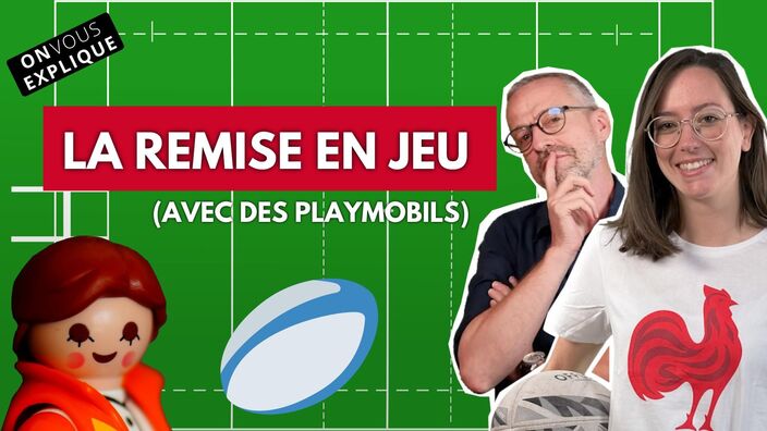 Qu'est-ce que la remise en jeu au rugby ? (expliqué avec des Playmobils)