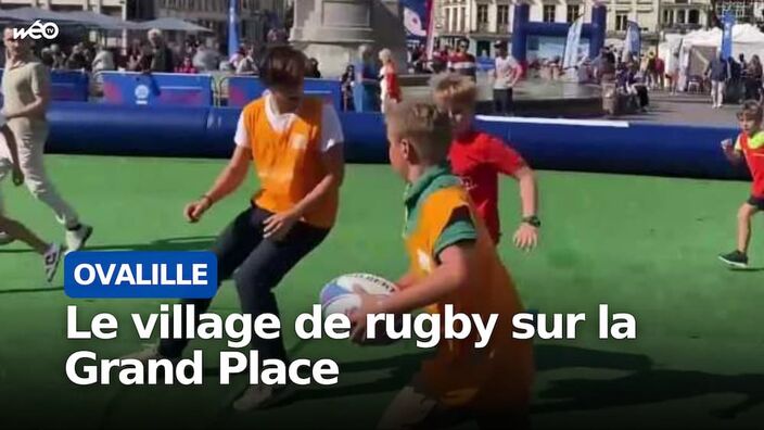 Lille : le village du Rugby est lancé sur la Grand place