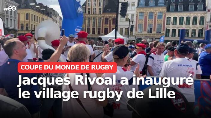 Jacques Rivoal inaugure le village rugby de Lille