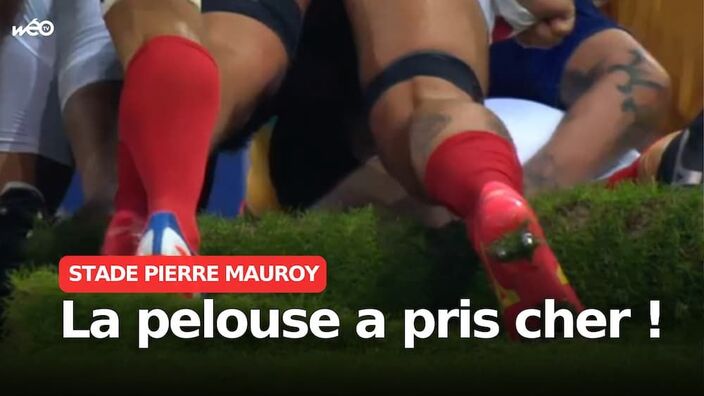 Rugby : la pelouse du stade Pierre Mauroy endommagée