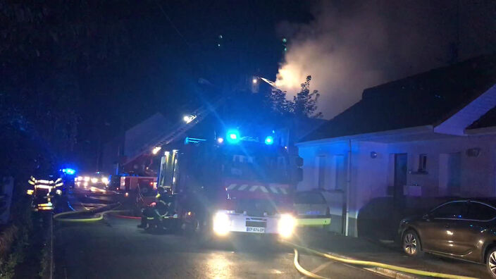 Violent incendie à Bruay-La-Buissière, peut-être des victimes dans les décombres