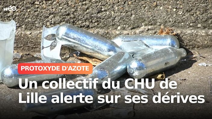 Un collectif du CHU de Lille alerte sur les dérives du protoxyde d'azote.