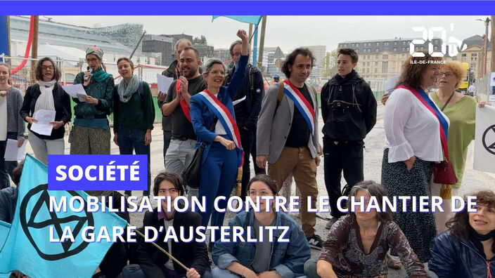 "Paris va devenir invivable l'été" : mobilisation contre le chantier de la gare d'Austerlitz