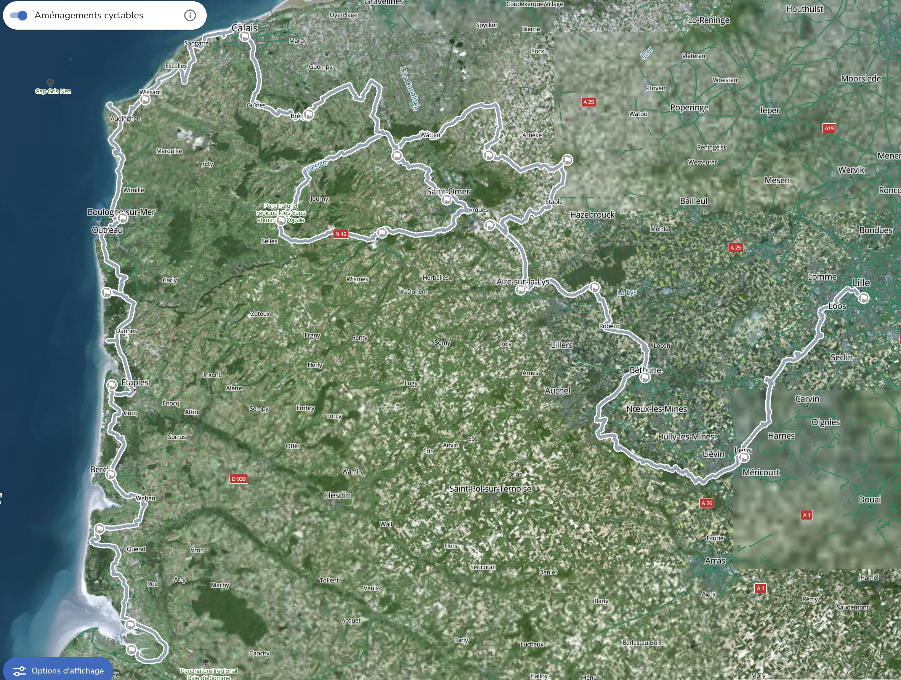 L'aventure à vélo de Quentin à travers les Hauts-de-France