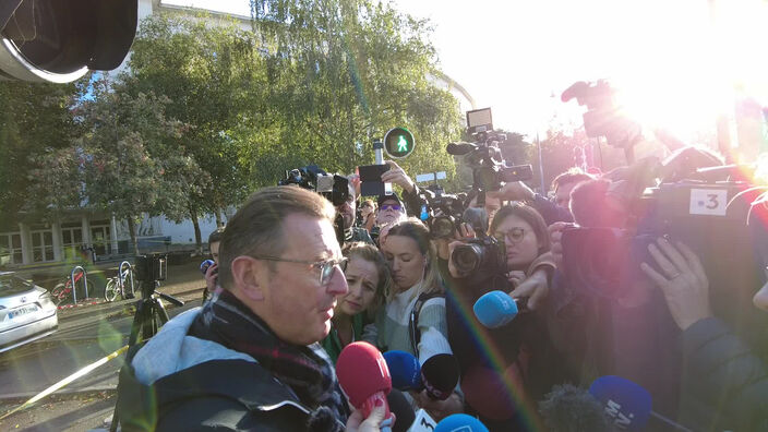 Frédéric Leturque, maire d’Arras: « c’était important de rouvrir le lycée Gambetta ce matin »