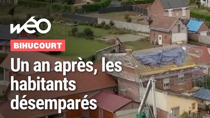 Bihucourt, un an après le passage de la tornade