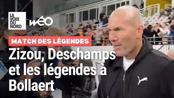 Découvrez quelques images du match des légendes à Bollaert