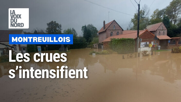 Les crues s'intensifient dans le Pas-de-Calais