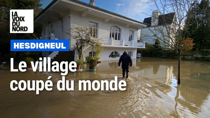 Inondations : l’incroyable montée des eaux à Hesdigneul-les-Boulogne