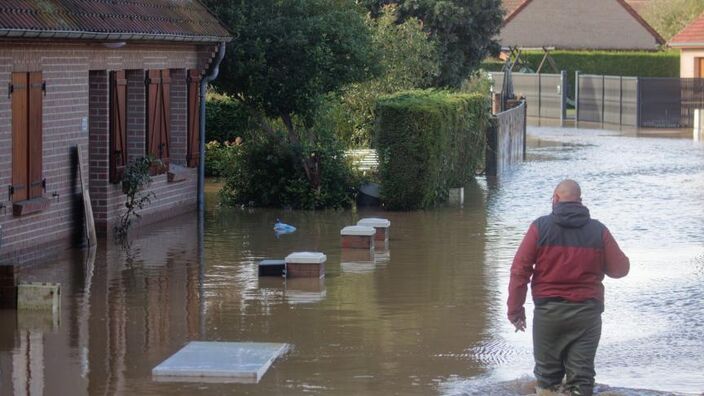 Inondations à Blendecques en novembre 2023