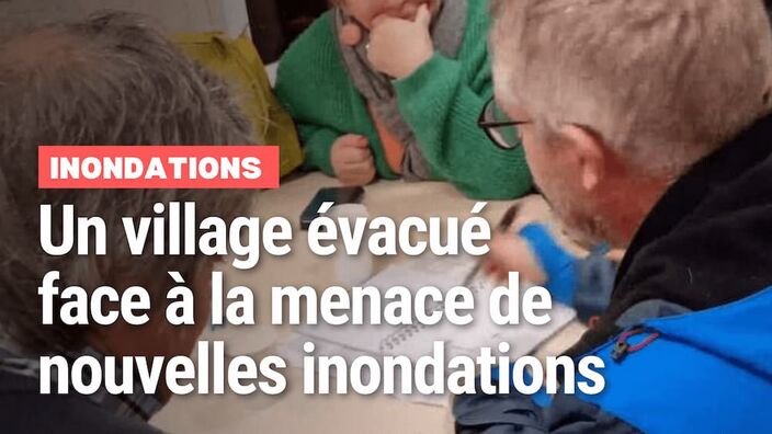 Un village évacué face aux risques de crue