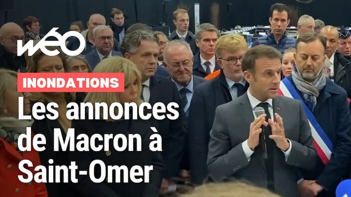 Le discours d'Emmanuel Macron en visite à Saint-Omer